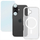 Set mbrojtës Roobix 3in1 për iPhone 17, kapak transparent, xham i temperuar, MagSafe