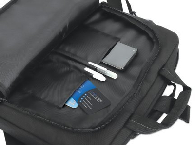 Çantë laptopi Manhattan Helsinki, 14.1", eco friendly, e zezë