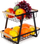 Shportë dy-katëshe për fruta dhe perime Loft, metal, e zezë