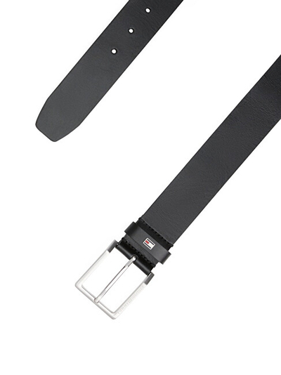 Rrip lëkure Adan Leather Belt, 100% lëkurë natyrale, prodhuar në Itali, i zi