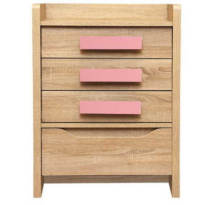 Komodë Playroom, Sonama-Pink, 63×40×80 cm (HM10217.03), rozë