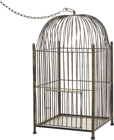 Figurë dekorative Beliani Comoros, metal, stil retro, ngjyrë ari