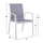 Set Tavolinë + 4 karrige alumini HM10595.01, bardhë