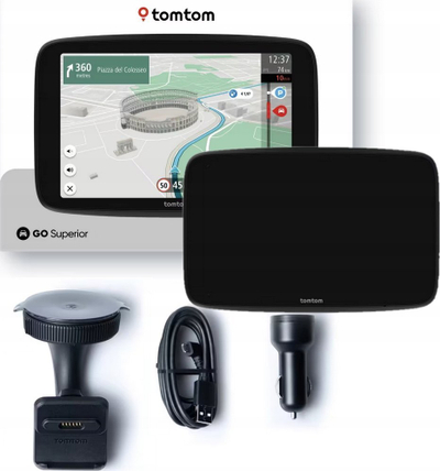 Navigација GPS TomTom GO Superior, 6", светска мапа, WiFi, црна