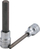Долга бит шестаголна глава Teng Tools H14, 1/2", 100mm, сива