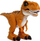 Lodër dinosaur me telekomandë Leantoys, lëvizje dhe drita, kafe