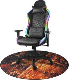 Mbrojtës dyshemeje gaming DELTACO GAMING GAM-126, diametër 110 cm, poliestër, shumëngjyrësh
