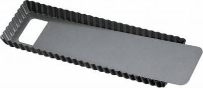 Tavë për quiche Kaiser La Forme Plus, 35 x 13 cm, bazë e lëvizshme, e zezë