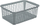 Shportë organizuese Keeeper Fred, 30 x 20 cm, plastike, gri transparente