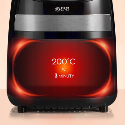 Fritezë me ajër First Austria, 3.2L, me komandë me dorë, e zezë