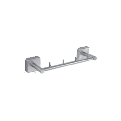 Mbajtëse peshqirësh Kapitan QUATTRO 42 04 99, çelik inox, përfundim satin, ngjyrë argjendtë
