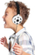 Kufje me kabllo Lexibook Football, stereo, volum i kufizuar 85 dB, shumëngjyrëshe