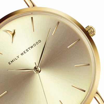 Orë për femra Emily Westwood Gold Sunray Mesh EGH-3418, e artë