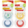 Biberon qetësues NUK Silicone Soother, 18-36m, set 2 copë, Star Blue Birds, blu