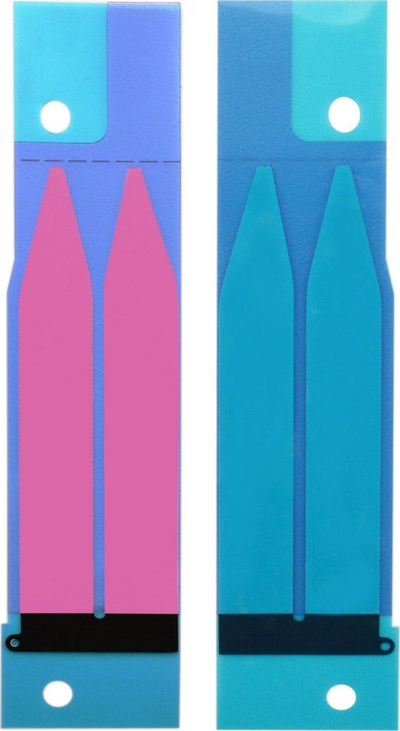 Shirit ngjitës baterie CoreParts për Apple iPhone 5S, set me 2 copë, blu edhe rozë