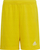 Shorce futbolli për kalamaj adidas Entrada 22 Jr IC7411, poliester i riciklum, me bel me gomë, i verdhë