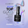 Top coat për thonj Claresa UV LED Top Glass No Wipe, 5 g, transparent