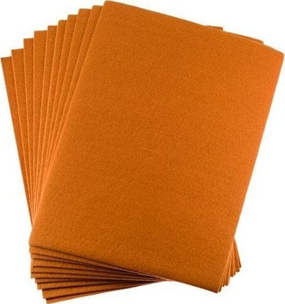 Fletë fetre BREWIS FC410-9, format A4, set me 10 copë, kafe