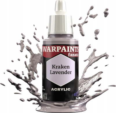 Акрилна боја The Army Painter Warpaints Fanatic Kraken Lavender, 18ml, виолетова