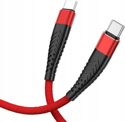 Kabllo USB C Redix QC 3.0, 3A, 1m, e kuqe