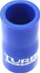 Adapter i drejtë reduktues TurboWorks, 25-38mm, silikon, blu