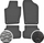 Tapete gome GeyerHosaja Seat Ibiza IV, set 4 copë, me kapëse, të zeza