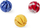 Top lodër për qen Sum Plast Spiral Ball 4 cm, gome termoplastike, shumëngjyrësh
