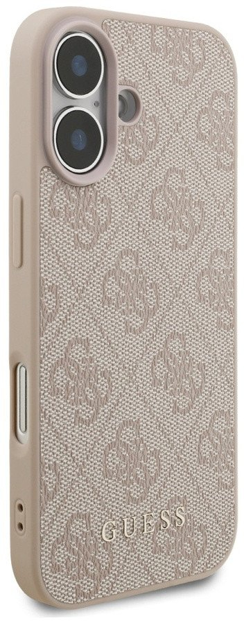 Kapak telefoni Guess Hardcase 4G Classic GUHCP17SG4GFPI, për iPhone 17, rozë