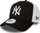 Kapele New Era New York Yankees Clean A Frame Trucker, rrjetë, madhësi universale, e zezë e bardhë