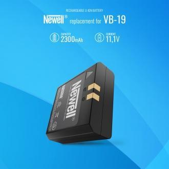 Bateri aparati Newell VB19 për Godox, 2300mAh, Li-ion, e zezë