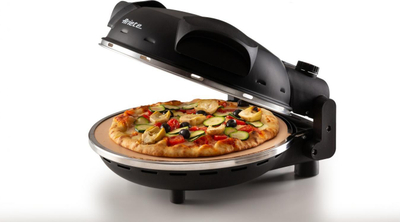 Furrë elektrike pice Ariete 917, gur zjarrdurues, 1200W, 400°C, e zezë