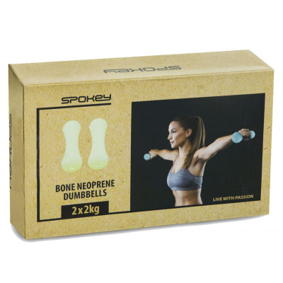 Set pesha dore Spokey Bone, 2x2kg, neopren, shumëngjyrëshe