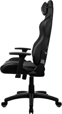 Karrige gaming Arozzi Avanti me stof të butë, ergonomike, gri e errët