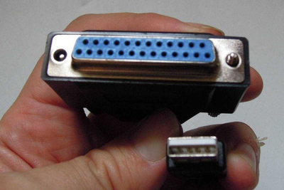 Kabllo USB PremiumCord USB A në DB25, 1 m, e zezë