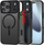 Këllëf telefoni Tech-Protect MagMat XT për iPhone 17 Pro Max, MagSafe, mat, i zi