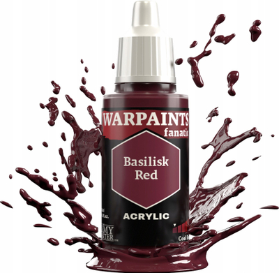 Ngjyrë akrilike The Army Painter Warpaints Fanatic Basilisk Red, 18ml, e kuqe