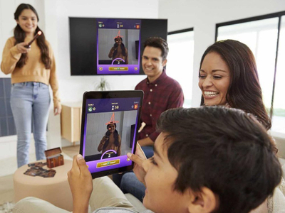 Lojë me shoqni Mattel Pictionary Air Harry Potter, për familje, nga 8 vjeç e lart