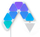 Set ndriçimi Nanoleaf Shapes Triangles Mini Starter Kit 9 Pack