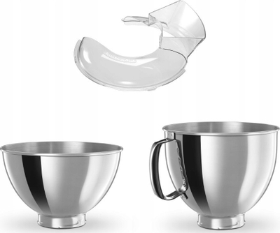Mikser planetar KitchenAid Artisan 5KSM175PSEDR, 300W, set pastiçerie, rozë