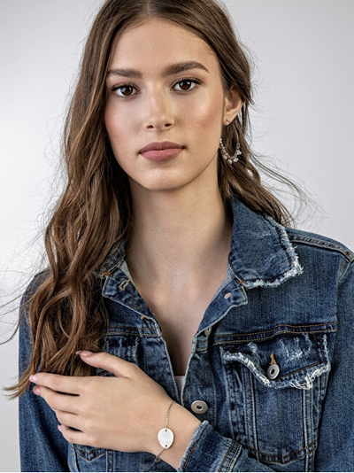 Byzylyk për goca Emily Westwood Ximena EWB23020S, ngjyrë argjendi