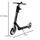 Trotinet Kruzzel Spidoo Gray 25629, rrota 200 mm, alumin, gri