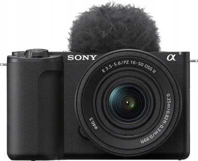 Kamerë pa pasqyrë Sony ZV-E10 II me objektiv 16-50mm OSS II, 26MP, ngjyrë e zezë