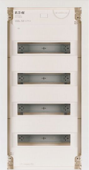 Bord shpërndarës modular Eaton KLV-48HWS-SF, 4 x 12 module, montim nënmur, i bardhë