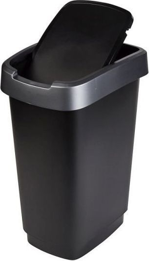 Rotho Twist Канта за Отпадоци, 25 l, Silver Black