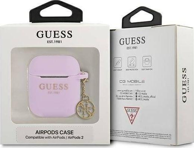 Këllëf mbrojtës Guess Charm Collection 4G, vjollcë