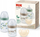 Set biberonësh dhe qetësuesesh NUK For Nature Start, 150 ml dhe 260 ml, 0–6 muaj, pa BPA