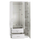 Garderobë Homeline Caesar HM340.05, 3 dyer 2 sirtarë, 89x42.5x181 cm, e bardhë