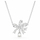 Qafore për femra Swarovski Bow Volta 5647583, e argjendtë