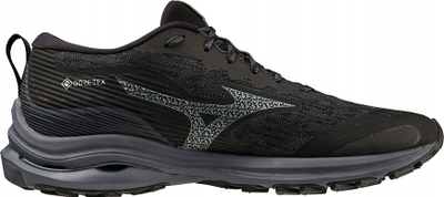 Atlete trail Mizuno Wave Rider GTX, Gore Tex, mesh, të zeza me gri