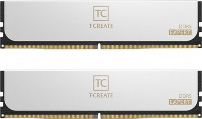 RAM за десктоп Team Group T-CREATE EXPERT, 64GB DDR5, 6000MHz, бела